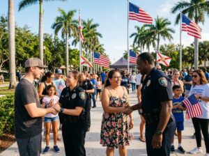 back the blue Florida